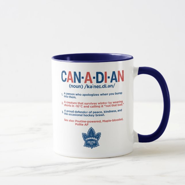 Mug Définition canadienne (Droite)