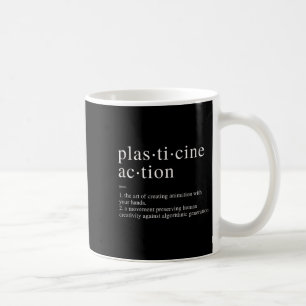 Mug Définition d'action Plasticine Support minimal Hu