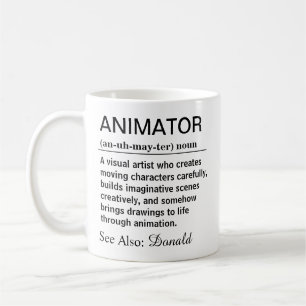 Mug Définition d'animateur drôle