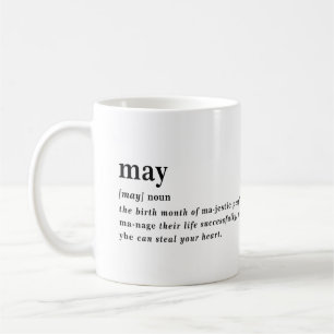 Mug Définition d'anniversaire de mai
