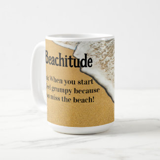 Mug Définition de "Beachitude"