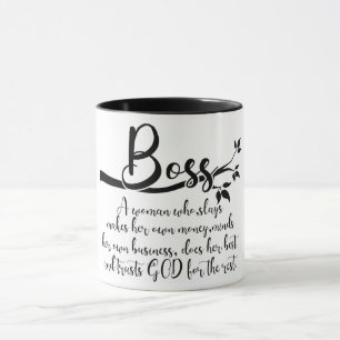 Mug Définition de chef de femme inspirante