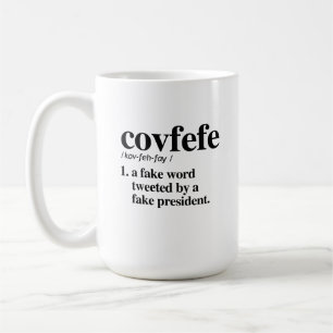 Mug Définition de Covfefe - un faux mot