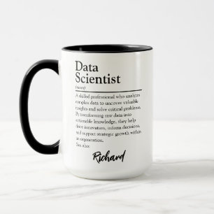 Mug Définition de Data Scientifique personnalisé