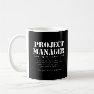 Mug Définition de dictionnaire Funny Project Manager