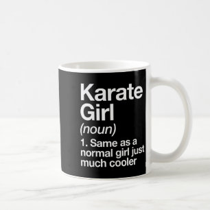 Mug Définition de fille de karaté drôle sassy sports m