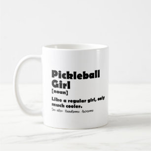 Mug Définition de fille de pickleball Drôle de filles