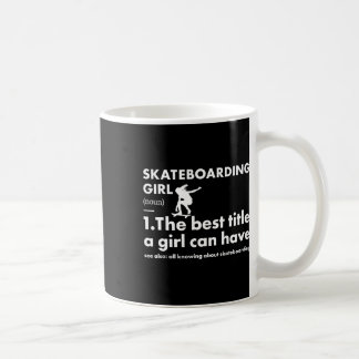 Mug Définition de fille sportive planchiste