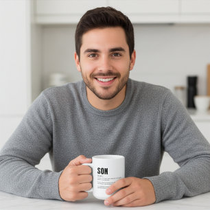 Mug Définition de fils drôle et sincère