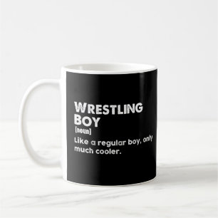 Mug Définition de garçon de lutte drôle Lutteur