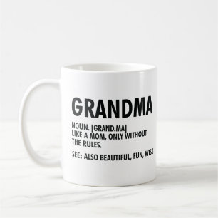 Mug Définition de grand-mère Amour de grand-mère