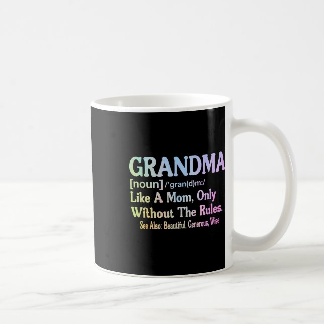 Mug Définition De Grand-Mère Drôle Dire Pour Grand-Mèr (Droite)