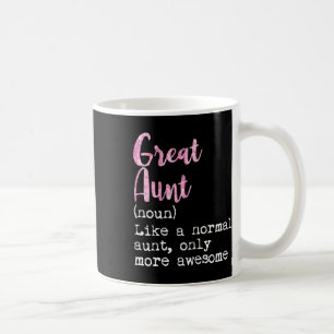 Mug Définition de grande tante nom comme une tante nor