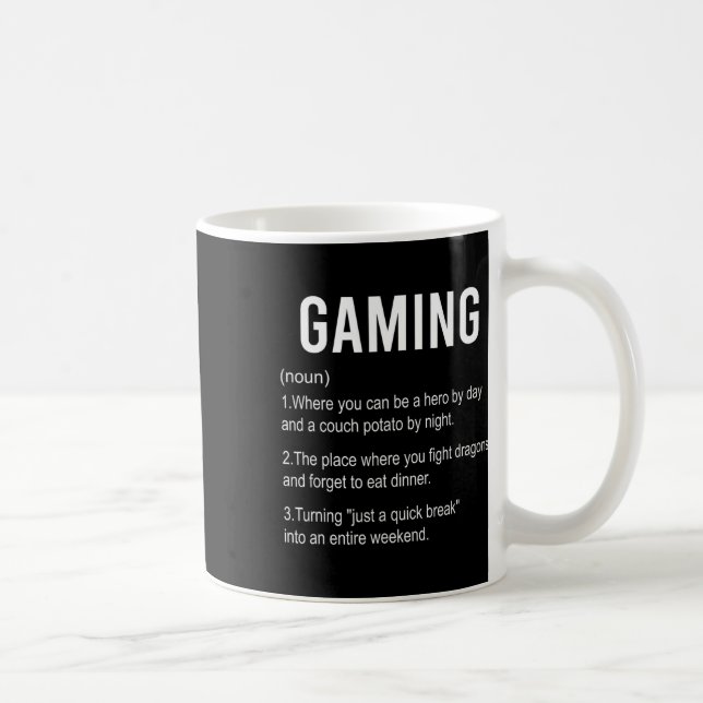 Mug Définition de jeu amusante2 (Droite)