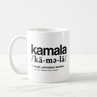 Mug Définition de Kamala - Des principes durs sans peu