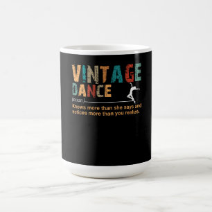 Mug Définition de la danse Vintage Dance Lover Cadeau