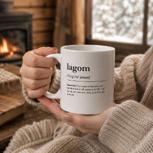 Mug Définition de Lagom scandinave nordique suédois