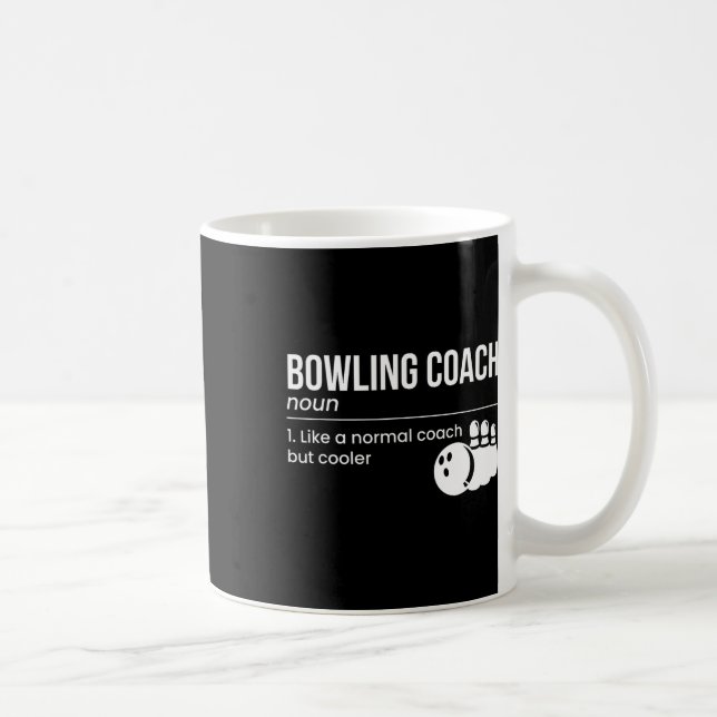 Mug Définition de l'entraîneur de Bowling (Droite)