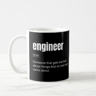 Mug Définition de l'ingénieur Ingénierie Nerd amusante