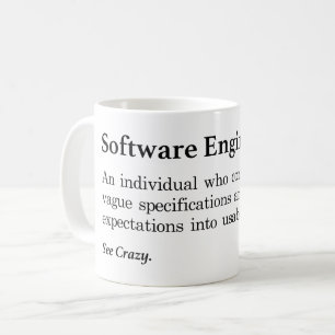 Mug Définition de l'ingénieur logiciel