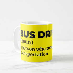 Mug Définition de l'opérateur de bus professionnel