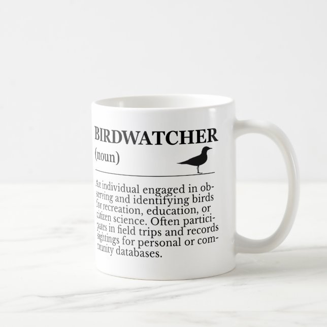 Mug Définition de l'ornithologue Observation Identific (Droite)
