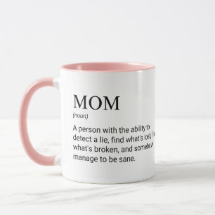 Mug Définition de maman drôle et adorable