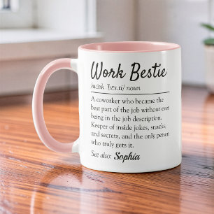 Mug Définition de Meilleure Amie au Travail Drôle Amit