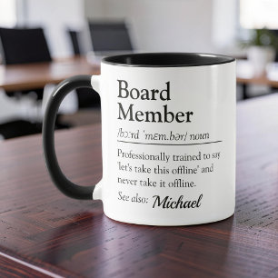 Mug Définition de Membre du Conseil d'Administration H