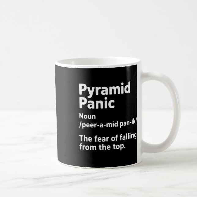 Mug Définition de meneuse de claque drôle Pyramide Pan (Droite)