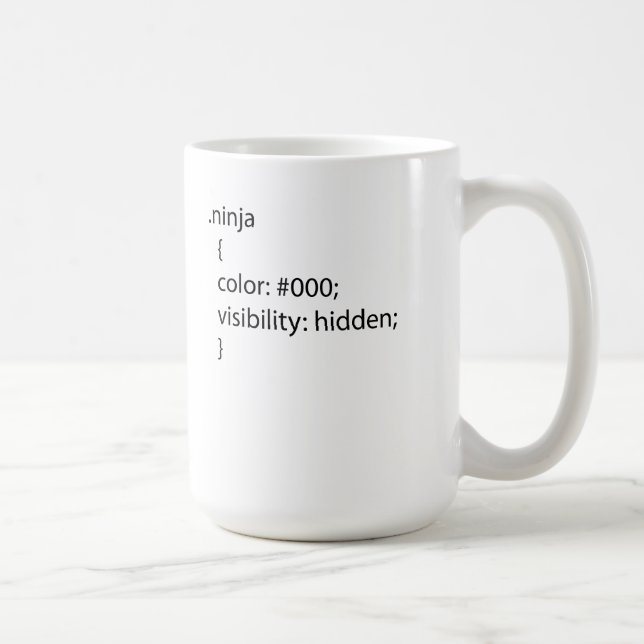Mug Définition de Ninja CSS (Droite)