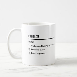 Mug Définition de nom personnalisée