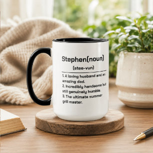 Mug Définition de nom personnalisée Signification pe