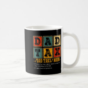 Mug Définition de papa drôle rétro papa humour Fa