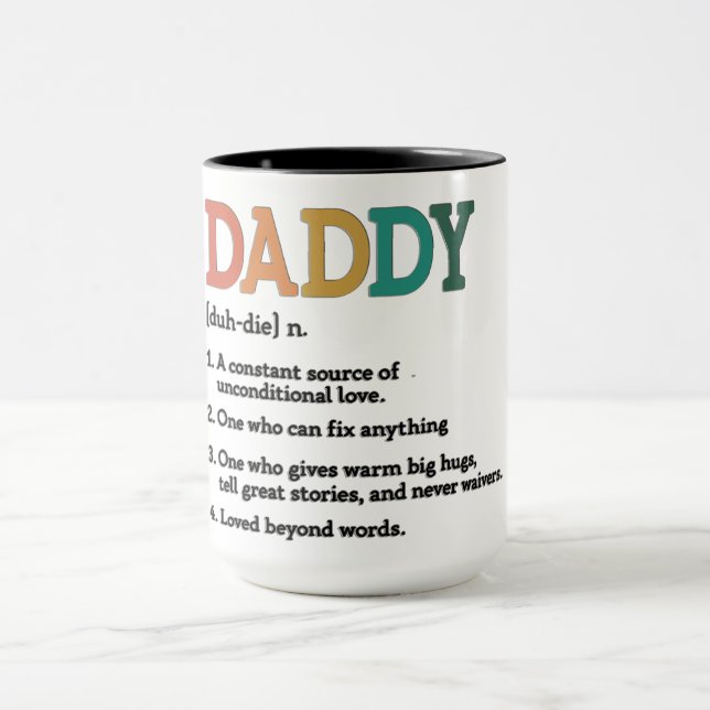 Mug Définition de papa mignon (Centre)