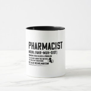 Mug Définition de pharmacien drôle