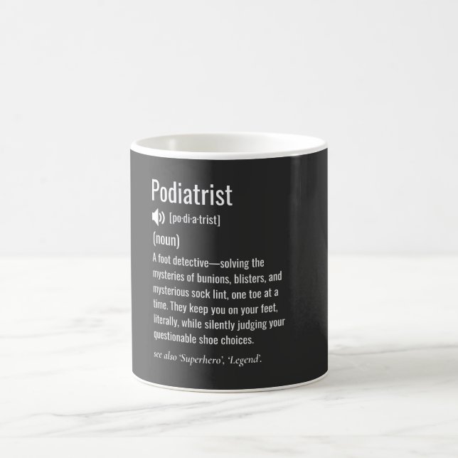 Mug Définition de podologue (Centre)