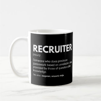Mug Définition de recruteur et de responsable des ress