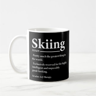 Mug Définition de ski drôle amateur de sport de ski