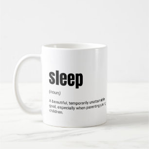 Mug Définition de sommeil drôle pour parents