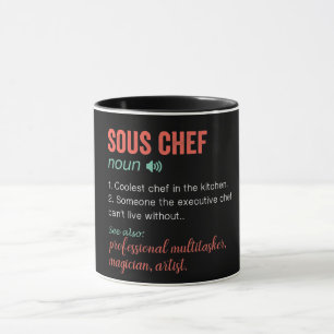 Mug Définition de sous-chef drôle