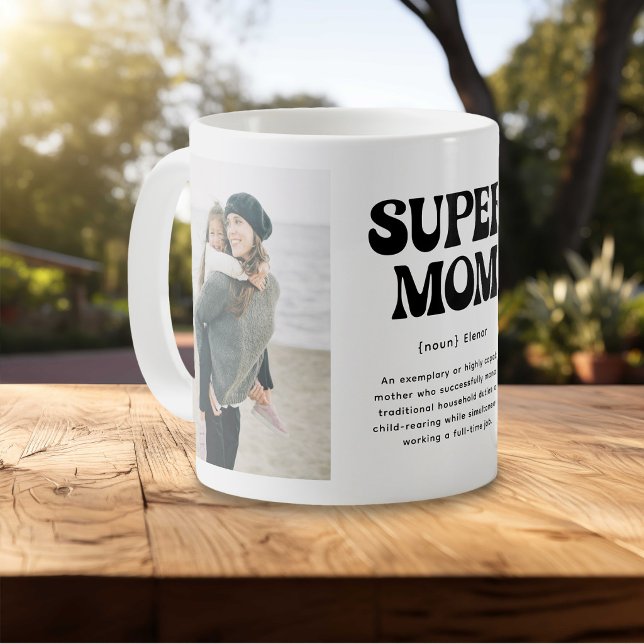 Mug Définition de Super Maman 2 Photo (Créateur téléchargé)