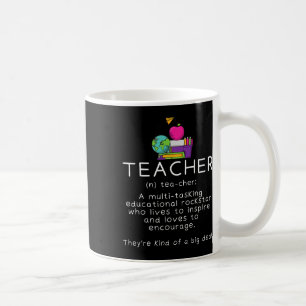 Mug Définition d'enseignant - Professeur d'école drôle