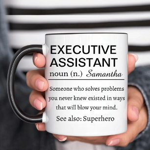 Mug Définition drôle d'assistant de direction personna