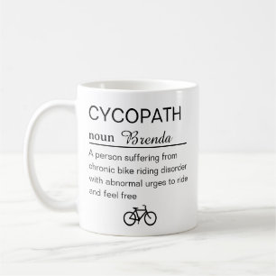 Mug Définition drôle de Cycopathe