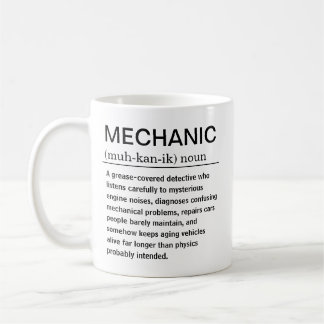 Mug Définition drôle de mécanicien