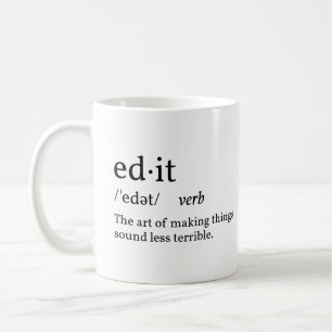 Mug Définition drôle de modifier