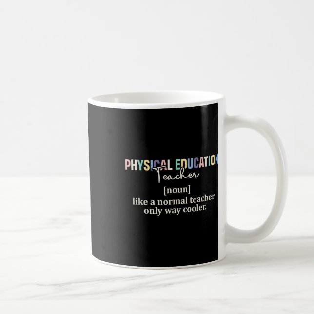 Mug Définition drôle de professeur d'éducation physiqu (Droite)