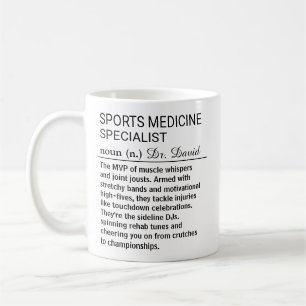 Mug Définition drôle de spécialiste en médecine du spo