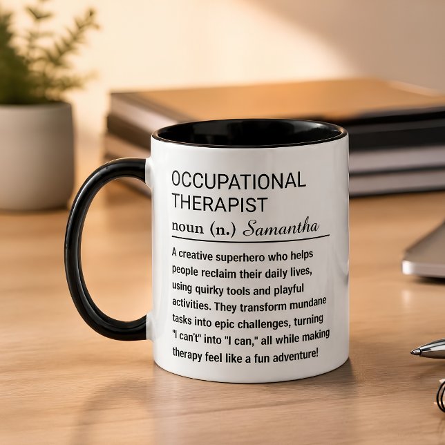 Mug Définition drôle d'ergothérapeute (Créateur téléchargé)